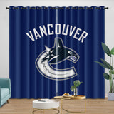 Carica l'immagine nel visualizzatore Galleria, Vancouver Canucks Curtains Blackout Window Drapes Room Decoration