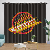 Carica l'immagine nel visualizzatore Galleria, Vancouver Canucks Curtains Blackout Window Drapes Room Decoration