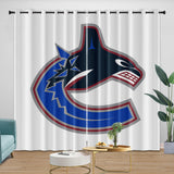 Carica l'immagine nel visualizzatore Galleria, Vancouver Canucks Curtains Blackout Window Drapes Room Decoration