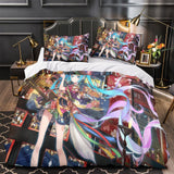 Charger l'image dans la visionneuse de la galerie, Vocaloid Miku Hatsune Bedding Set Duvet Cover Without Filler