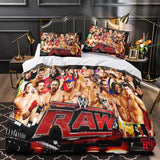 Load image into Gallery viewer, WWE Pattern Bedding Set Quilt Duvet Cover Without Filler