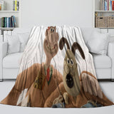 Laden Sie das Bild in den Galerie-Viewer, Wallace Gromit Blanket Flannel Throw Room Decoration