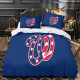 Load image into Gallery viewer, Washington Nationals Bedding Set Quilt Cover Without Filler