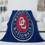 Laden Sie das Bild in den Galerie-Viewer, Washington Nationals Blanket Flannel Throw Room Decoration