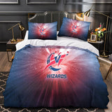 Carica l&#39;immagine nel visualizzatore Galleria, Washington Wizards Bedding Set Duvet Cover Without Filler