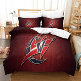 Carica l&#39;immagine nel visualizzatore Galleria, Washington Wizards Bedding Set Duvet Cover Without Filler