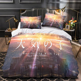 Laden Sie das Bild in den Galerie-Viewer, Weathering With You Bedding Set Quilt Duvet Cover Without Filler