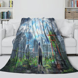 Load image into Gallery viewer, Weathering With You Blanket Flannel Throw Room Decoration
