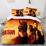Laden Sie das Bild in den Galerie-Viewer, 2022 The Batman Bettwäsche-Set Quilt Bettbezug Bettwäsche-Sets