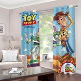Laden Sie das Bild in den Galerie-Viewer, 2 Paneele Toy Story Vorhänge Verdunkelungsvorhänge für die Raumdekoration