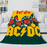Load image into Gallery viewer, AC DC Team Flannel Fleece Blanket Throw Cosplay Wrap Nap Quilt Blanket