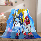 Load image into Gallery viewer, Adventures of Sonic the Hedgehog Blanket Flannel Throw