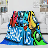Load image into Gallery viewer, Among Us Flannel Fleece Blanket