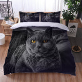 Load image into Gallery viewer, Animal Cute Cat Bedding Set Duvet Cover