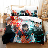 Laden Sie das Bild in den Galerie-Viewer, Anime My Hero Academia Cosplay Bettwäsche-Set Quilt Bettbezug Bett-Sets