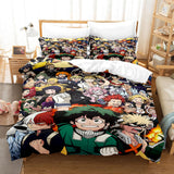 Laden Sie das Bild in den Galerie-Viewer, Anime My Hero Academia Cosplay UK Bettwäsche-Set Bettbezug Bett-Sets