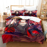 Load image into Gallery viewer, Anime Naruto Cosplay Bedding Set Quilt Duvet Cover Christmas Bed Sets