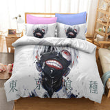 Laden Sie das Bild in den Galerie-Viewer, Anime Tokyo Ghoul Cosplay UK Bettwäsche-Set Quilt Bettbezüge Bett-Sets