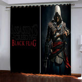 Load image into Gallery viewer, Assassin&#39;s Creed Pattern Curtains Blackout Window Drapes