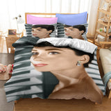 Load image into Gallery viewer, Audrey Hepburn Cosplay Bedding Set Quilt Covers