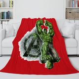 Load image into Gallery viewer, Avengers Cosplay Flannel Fleece Throw Blanket Shawl Wrap Nap Quilt