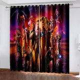 Load image into Gallery viewer, Avengers Curtains Blackout Window Drapes