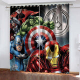 Load image into Gallery viewer, Avengers Curtains Cosplay Blackout Window Drapes Room Decoration