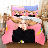Laden Sie das Bild in den Galerie-Viewer, Avril Ramona Lavigne Cosplay Bettwäsche Set Quilt Bettbezug Bettsets