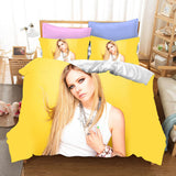 Laden Sie das Bild in den Galerie-Viewer, Avril Ramona Lavigne Cosplay Bettwäsche Set Quilt Bettbezug Bettsets