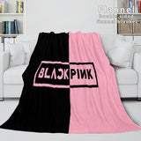 Laden Sie das Bild in den Galerie-Viewer, BLACKPINK Superweiche Flanell-Fleece-Decke Überwurf-Bettwäsche-Decke