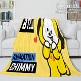 Load image into Gallery viewer, BT21 Cosplay Blanket Flannel Fleece Blanket Throw Quilt Wrap Blanket