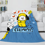 Carica l&#39;immagine nel visualizzatore Galleria, BT21 Coperta Cosplay Coperta in pile di flanella Coperta avvolgente trapuntata