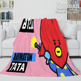 Carica l&#39;immagine nel visualizzatore Galleria, BT21 Coperta Cosplay Coperta in pile di flanella Coperta avvolgente trapuntata