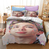 Load image into Gallery viewer, BTS Bangtan Boys Bedding Set Character Quilt Cover Without Filler