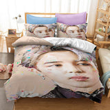 Load image into Gallery viewer, BTS Bangtan Boys Bedding Set Character Quilt Cover Without Filler