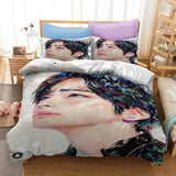 Load image into Gallery viewer, BTS Bangtan Boys Bedding Set Character Quilt Cover Without Filler