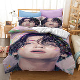 Load image into Gallery viewer, BTS Bangtan Boys Bedding Set Character Quilt Cover Without Filler