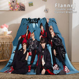 Load image into Gallery viewer, BTS Butter Bangtan Boys Cosplay Flannel Fleece Dunelm Bedding Blanket