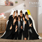 Load image into Gallery viewer, BTS Butter Bangtan Boys Cosplay Flannel Fleece Dunelm Bedding Blanket