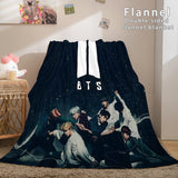 Carica l&#39;immagine nel visualizzatore Galleria, BTS Butter Bangtan Boys Dunelm Bedding Flanella Coperta in pile Cospaly