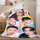 Load image into Gallery viewer, BTS Butter Bangtan Boys Dunelm Bedding Flannel Fleece Cospaly Blanket