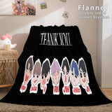 Load image into Gallery viewer, BTS Butter Bangtan Boys Flannel Fleece Blanket Cosplay Dunelm Bedding