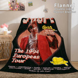 Load image into Gallery viewer, BTS Butter Bangtan Boys Flannel Fleece Blanket Dunelm Bedding Blanket