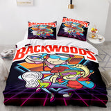 Laden Sie das Bild in den Galerie-Viewer, Backwoods Rick und Morty Cosplay Bettwäsche-Set Bettbezüge Bett-Sets