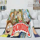 Carica l&#39;immagine nel visualizzatore Galleria, Backwoods Rink Set di coperte in pile super morbida in flanella