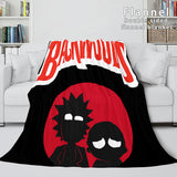 Load image into Gallery viewer, Backwoods Rick and Morty Cosplay Blanket Soft Flannel Fleece Blanket