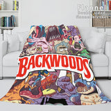 Carica l&#39;immagine nel visualizzatore Galleria, Backwoods Rink Set di coperte in pile super morbida in flanella