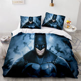 Laden Sie das Bild in den Galerie-Viewer, Batman Cosplay UK Bettwäsche-Set Quilt Bettbezug Bettwäsche-Sets