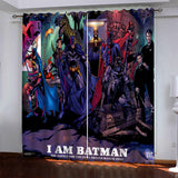 Load image into Gallery viewer, Batman Pattern Curtains Blackout Window Drapes