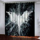 Load image into Gallery viewer, Batman Pattern Curtains Blackout Window Drapes